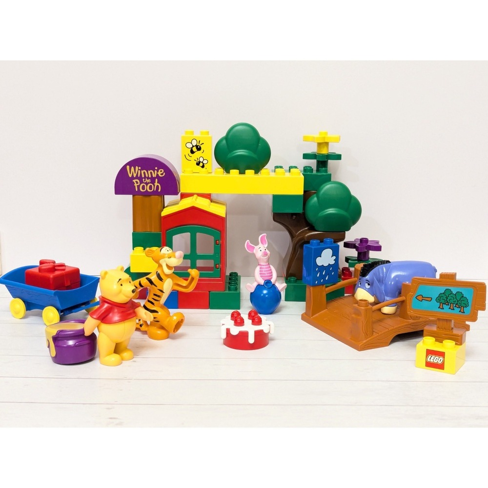 Lego Duplo 2987 WINNIE THE POOH Hundred Acre Wood Set Vintage 1999 No Blanket